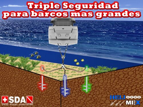 Amarra Yate con triple seguridad