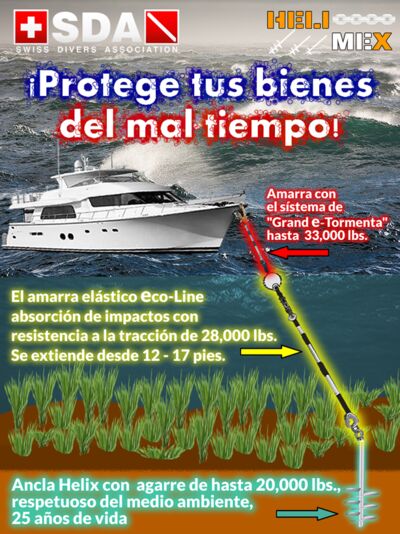 Hélice & lineas de amarra
